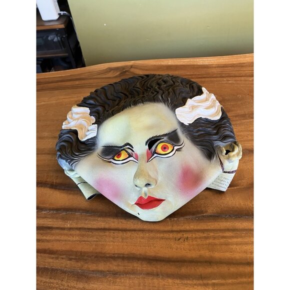 1997 Paper Magic Group Bride of Frankenstein Rubber Mask Universal Monsters - Picture 6 of 11